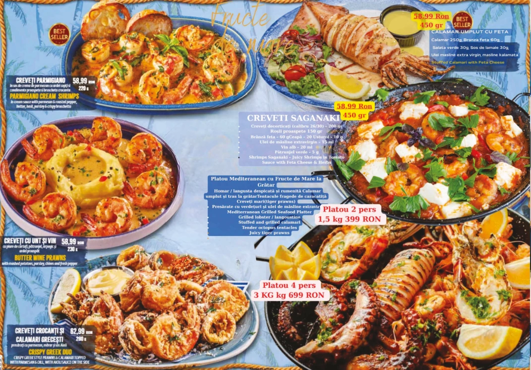 Seafood platters